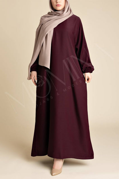 Classic Luxe Relaxed Abaya - Asma