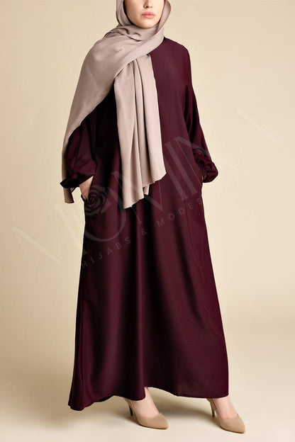 Classic Luxe Relaxed Abaya - Asma