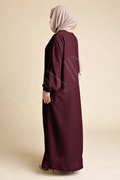 Classic Luxe Relaxed Abaya - Asma